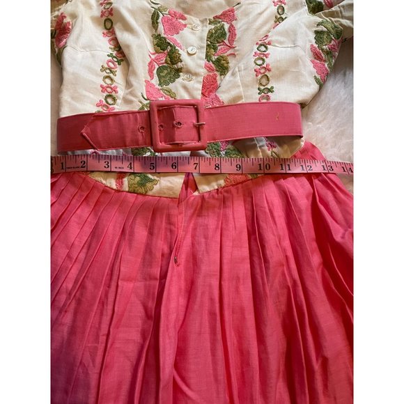 Vintage Maggi Stover 1950's Embroidered Dress Size S - Picture 10 of 10